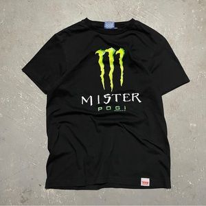 vintage y2k monster energy drinks fox Moto cross t-shirt